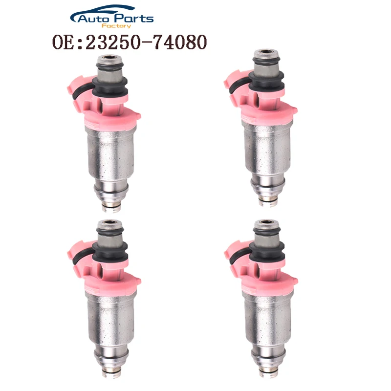 

4 шт. новый топливный инжектор подходит для Toyota 1992-97 Land Cruiser Lexus 96-98 LX450 23250-74080 2325074080