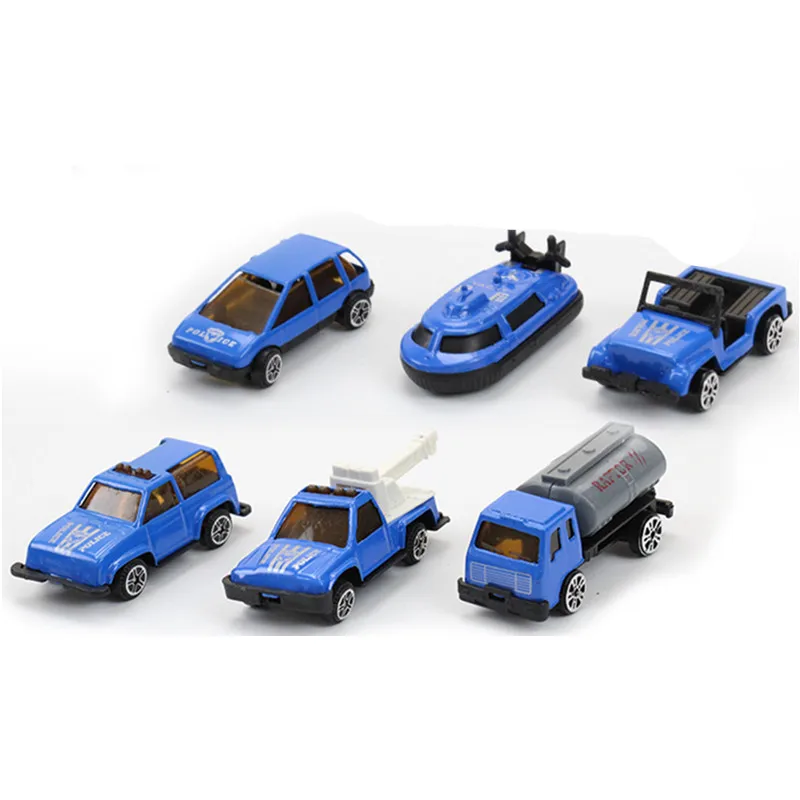 21 в 1 детская игрушка полицейский автомобиль грузовик Diecasts и игрушечные транспортные средства развивающие 1:24 транспорт автомобили Перевозчик игрушка для детей мальчиков