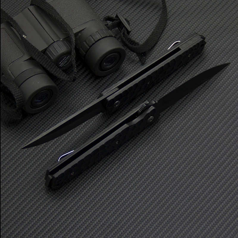 EDC D2 Steel Folding Knife Ball Bearing Tactical G10 Handle Outdoor Utility Knives Survival Tools Self Defense | Инструменты