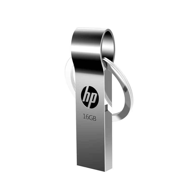 Оригинальный hp флэш диск 16 Гб металлический флеш накопитель кольцо для ключей