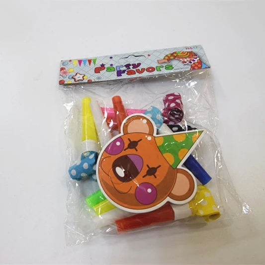 Свисток для вечеринки в честь Дня рождения с мультяшными животными 10 шт. | Дом и