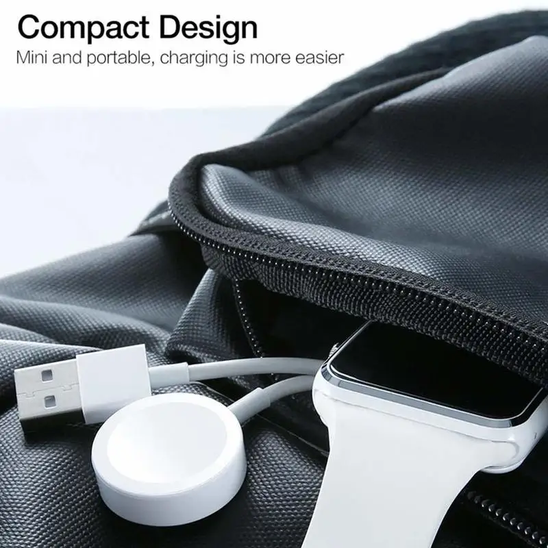 Быстрое портативное беспроводное зарядное устройство Qi для iWatch серии 1/2/3 USB