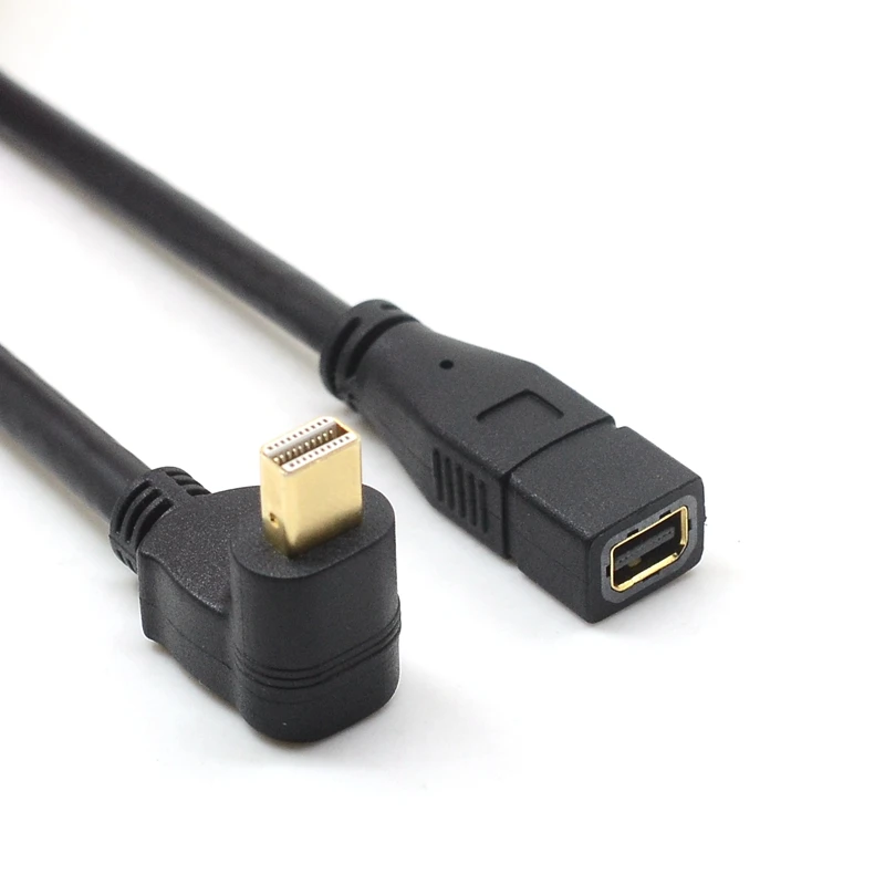 Кабель Mini DP-Mini DP Папа-мама удлинитель DisplayPort угловой адаптер конвертер Thunderbolt