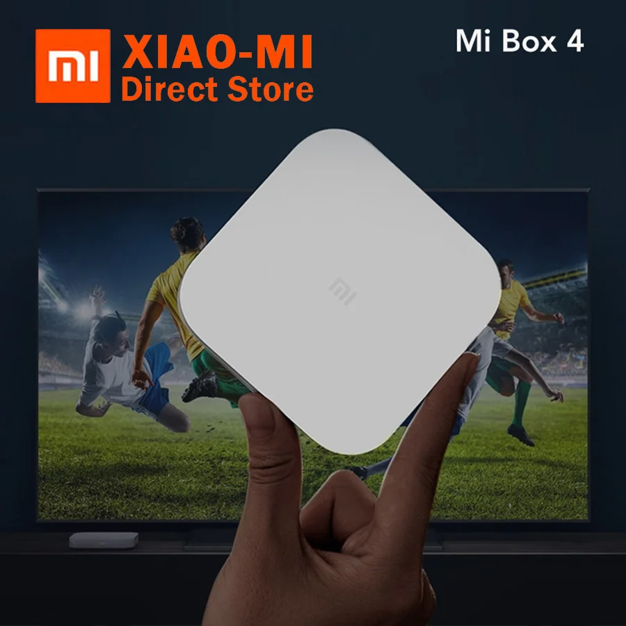 Китайская версия Xiaomi Mi Box 4 Смарт Голосовое управление Android ТВ приставка Bluetooth 1 2 Гб