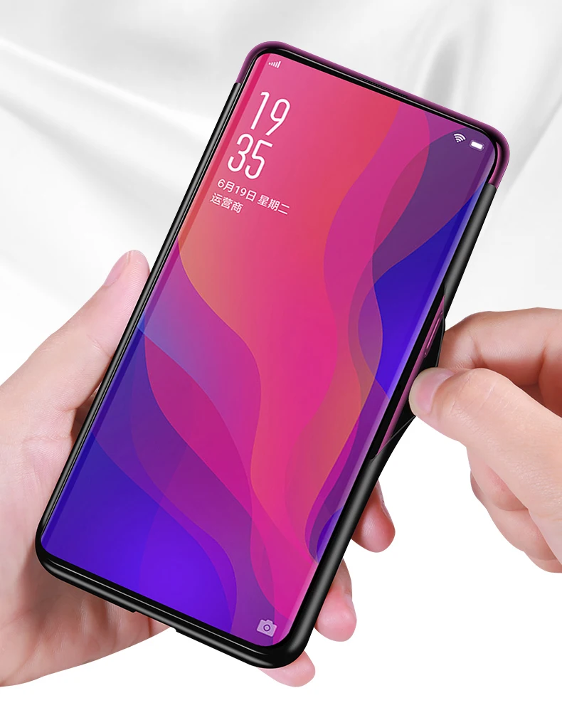 Градиентные Чехлы Aurora из закаленного стекла для OPPO FindX Case 6 42 ''роскошный