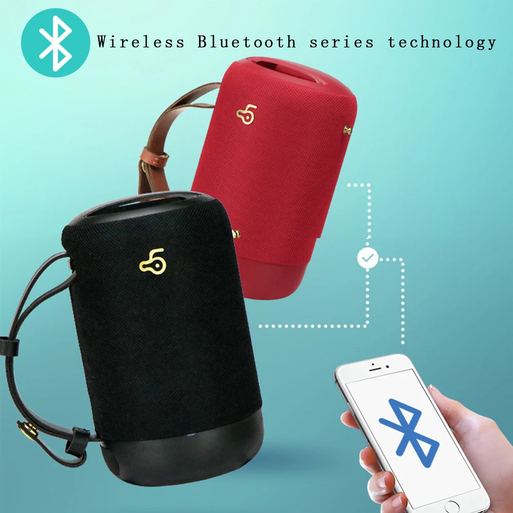 Портативный bluetooth динамик fm радио автомобильная TF карта водонепроницаемый