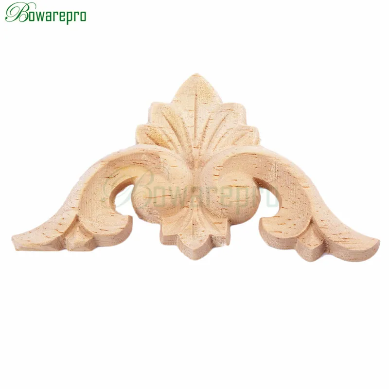 Винтажная деревянная резная наклейка bowarepro угловая аппликация Резиновая мебель