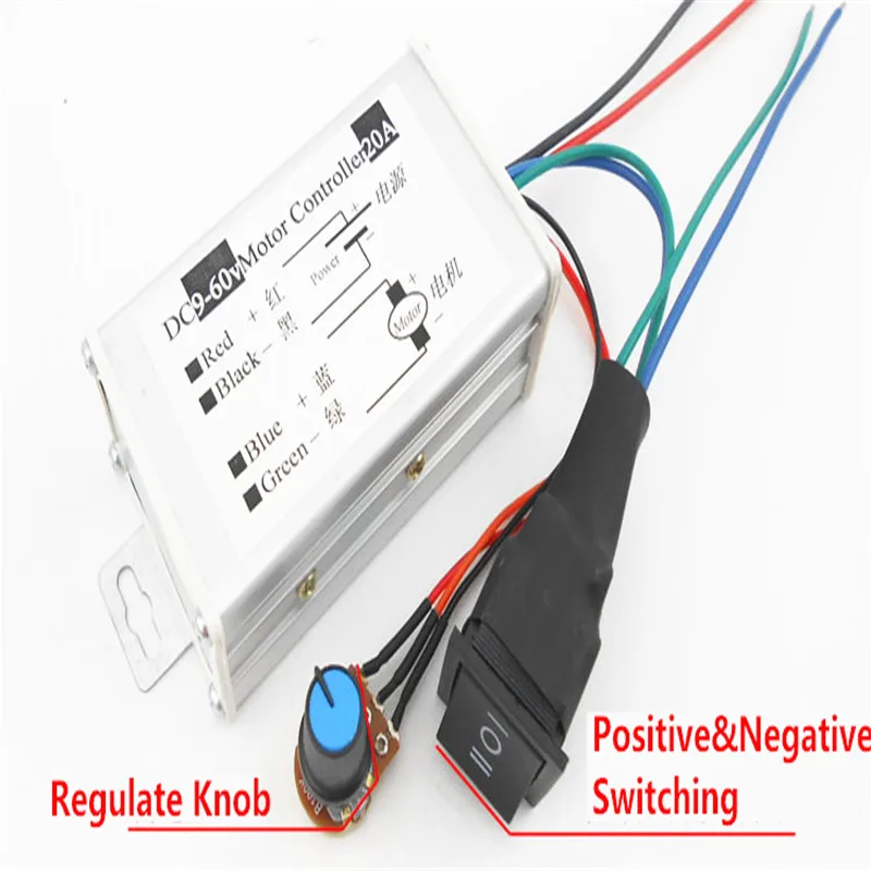 PWM регулятор двигателя пост. Тока непрерывно изменяемое положительное и