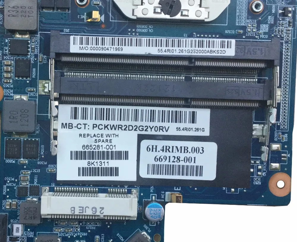 665281-001 для hp Pavilion DV6 DV6 DV6-6000 материнская плата HD6750M/1G. Все функции полностью протестированы