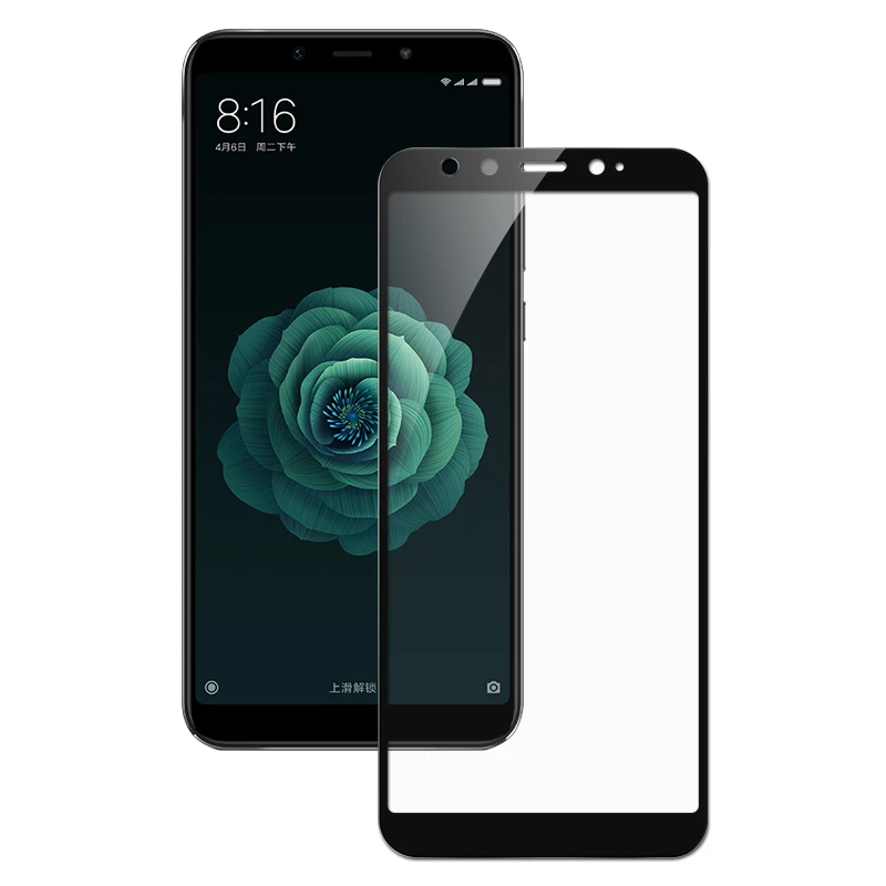 Прозрачное премиальное закаленное стекло для Сяоми Ми А2 / А1 for Xiaomi Mi A2 6X полное