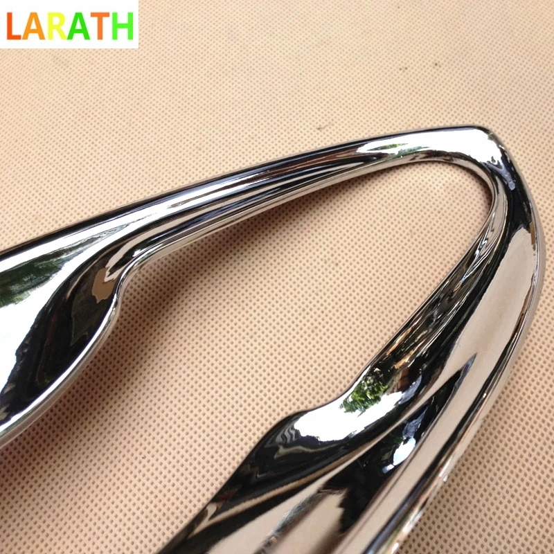 For Honda Fit jazz 2014 2015 2016 2017 car body cover detector trim ABS chrome external door Bowl stick lamp frame hoods 8pcs | Автомобили
