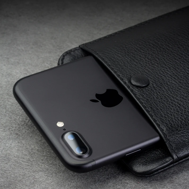 QIALINO Роскошный чехол бумажник из натуральной кожи для iphone 8 plus ручной работы iPhone XS