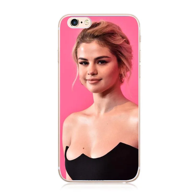 Прозрачный чехол для мобильного телефона Selena Gomez iPhone5s SE 6 6SPlus 7 7Plus 8 8Plus X популярный
