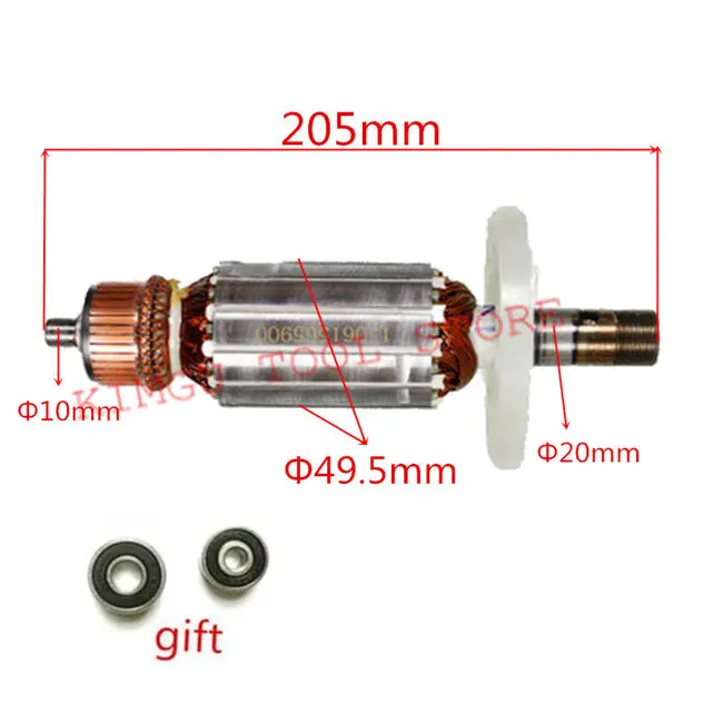 AC220-240V ротор двигатель арматура Замена для MAKITA 3612 3612X 3612Y 3612T 3612_1SPT Ротор Арматура