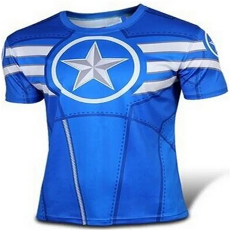 2016 hot sales superhero cycling avengers bike T-shirt iron man winter soldiers marvel comics XS - 4 xl style clothing | Спорт и