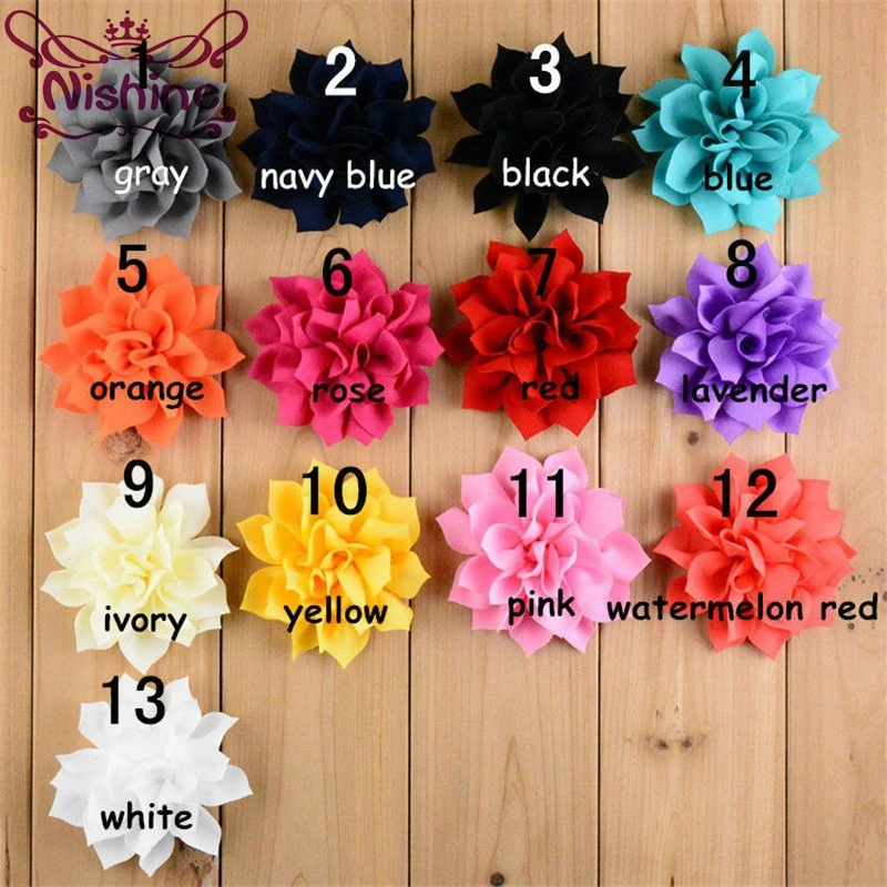 50 шт./Лот 13 цветов 3 2 дюйма|fabric lotus flower|diy flowersflower supplies |