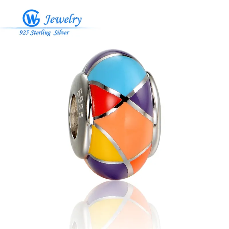 

Sterling-Silver-Jewelry Diy Beads Charms Fits For Bracelet Silver 925 Original Natural Stone Beads AMLD007H20