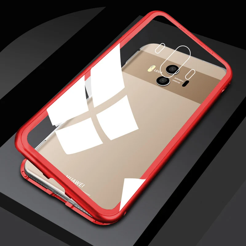 Red 002 Магнитный флип-чехол для huawei Nova 5T Honor 20s 9X 8X 8A 8S P30 Pro P20 Lite mate X 5G P Smart Z Y5 Y6 Y9 Prime стеклянная крышка - Цвет: Red 002