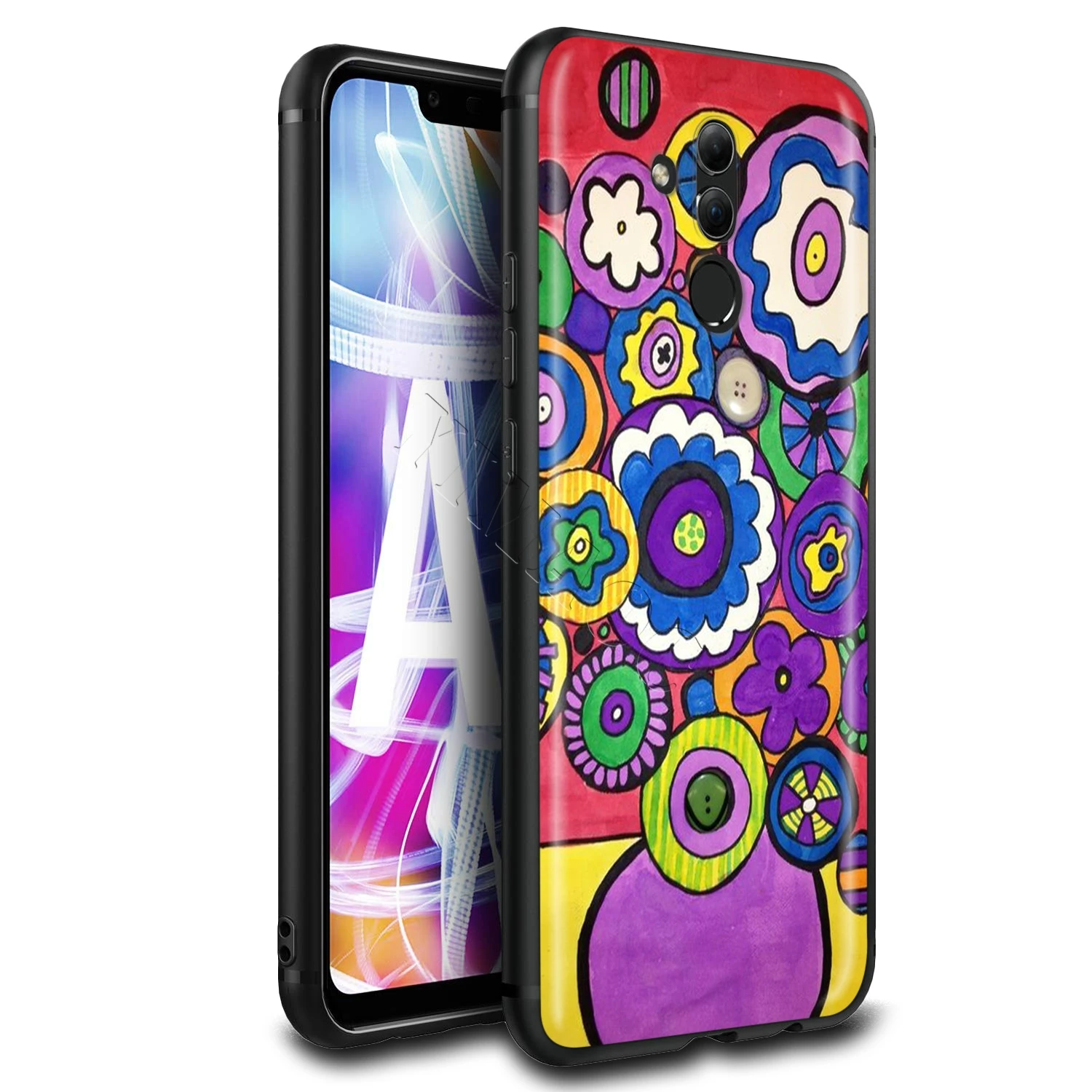 Чехол YIMAOC Bloom для Huawei Honor Mate P smart Y7 Y9 8C 30 20 10 8x Nova 3i 3 Lite Pro Prime|Бамперы| |