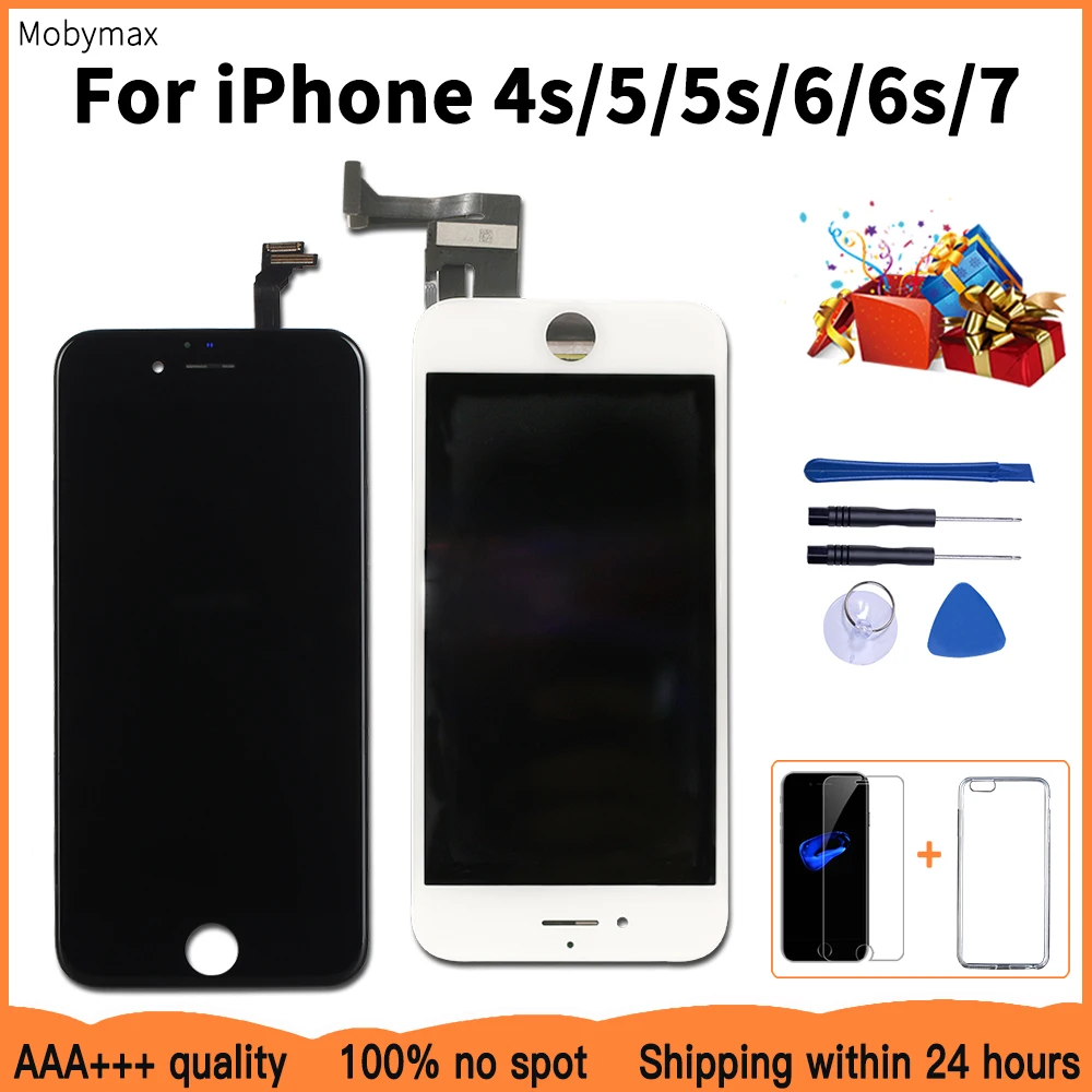 ЖК-экран класса AAA + для iPhone 7 6s сменный ЖК-дисплей 6 100% без битых пикселей |