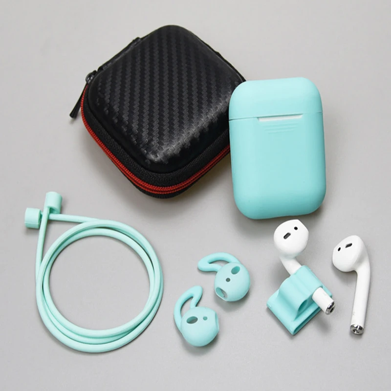 Мягкий силиконовый чехол для Airpods Защитный милый наушников портативных |