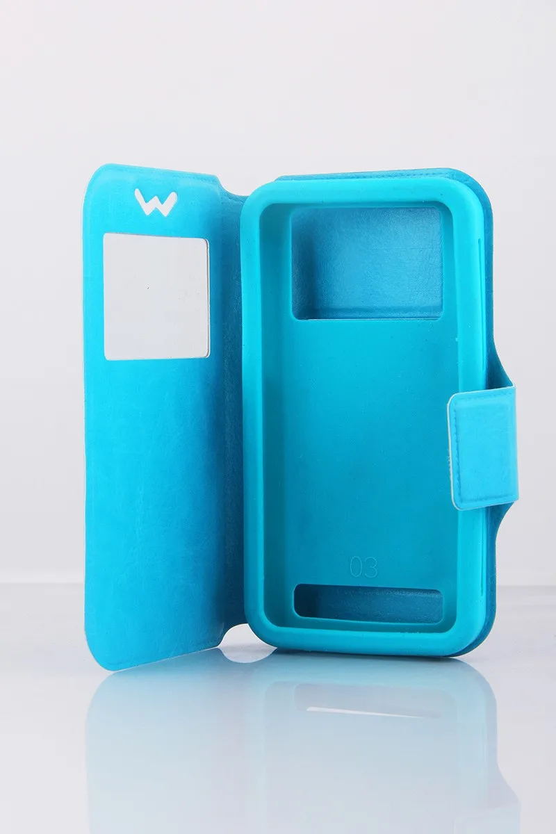 Универсальный флип-чехол из силикона и ТПУ кожаный чехол для iPhone 6 6S Plus с окошком