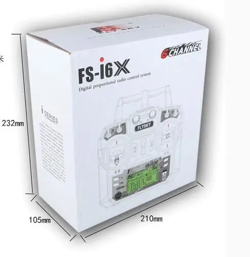 Flysky FS i6X I6X 2 4 GHz 10CH AFHDS 2A RC передатчик и iA6B / iA10B X6B /FS A8S IA6 приемник для самолета|flysky