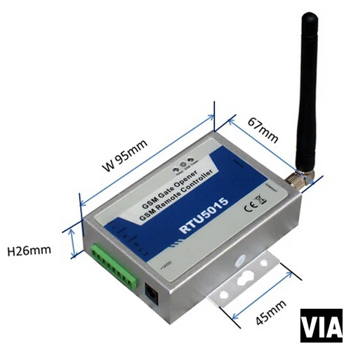 RTU5015 Прямая продажа с фабрики беспроводной шлюз gsm 2 цифровой вход автоматические