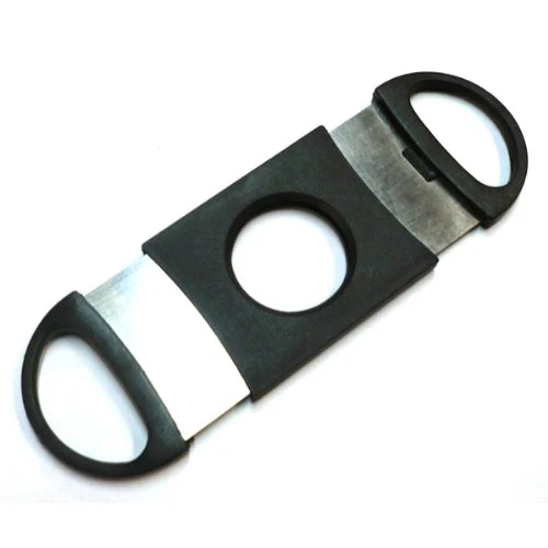 

Oval-Shaped Cigar Cutter, Double Cut Blade