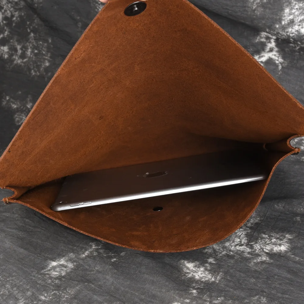 Мужская Многофункциональная офисная Сумка конверт из натуральной кожи| |