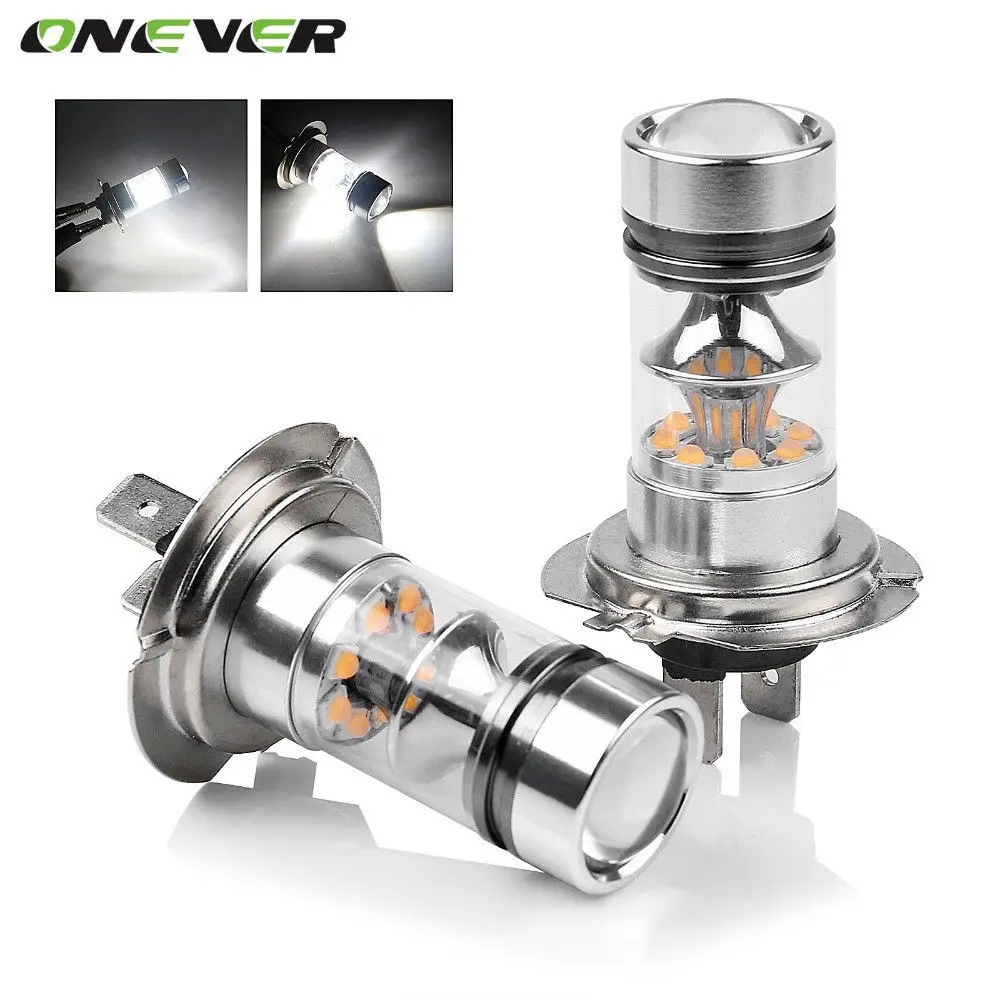 Светодиодные лампы H7 100 Вт 2 шт. 20 SMD 6000K|h7 100w|6000k led100w h7 |