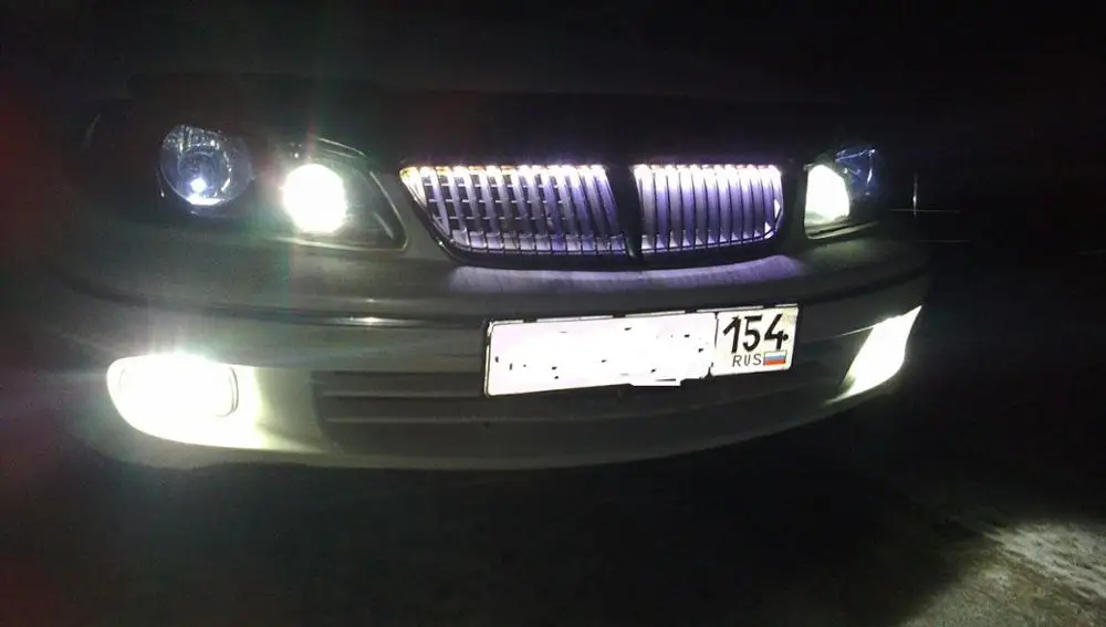 ANGRONG 10x H3 25 SMD; Автомобильные светодиоды противотуманные лампочки Hi-Lo луч автомобильные лампы для фар DC 12 v белый 6000 K