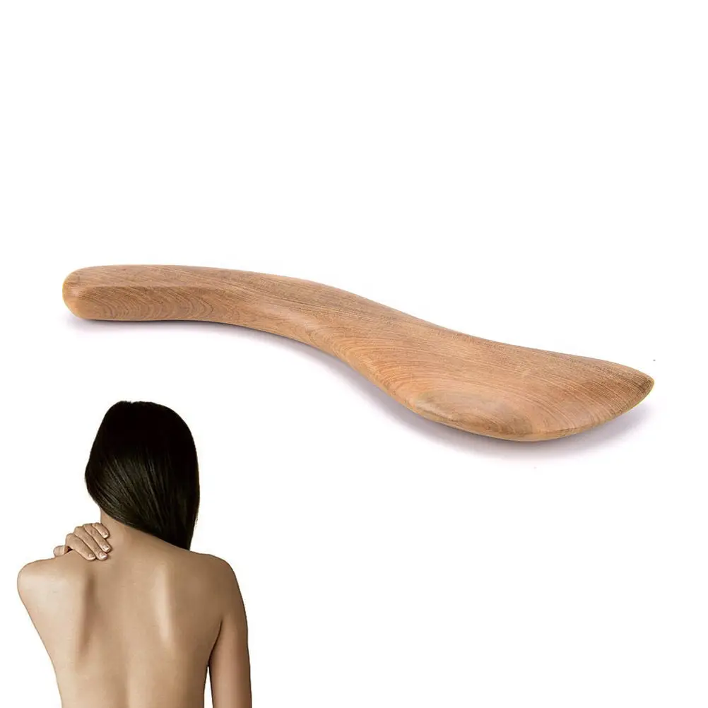 Высокое качество gua sha деревянная палочка для массажа большого пальца