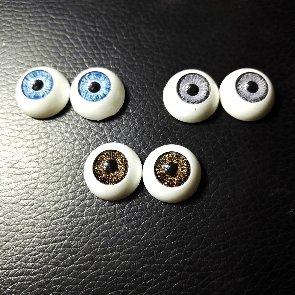 6 пар (12 шт.) оптовая продажа куклы искусственная кожа высокое качество 12 мм