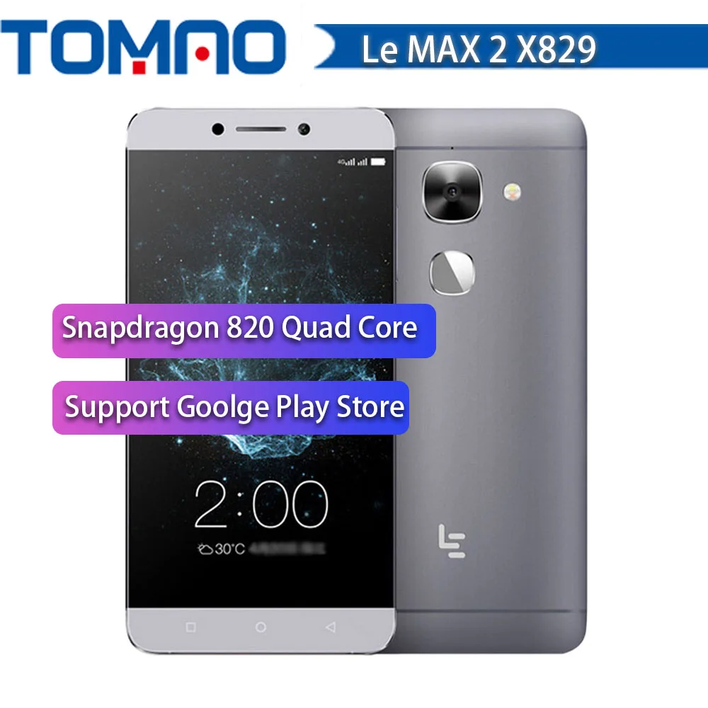 Letv Le MAX, 2X829, 6 ГБ ОЗУ, 64 Гб ПЗУ, международная версия, мобильный телефон, 4G LTE Snapdragon 820, четырехъядерный, отпечаток пальца, ID