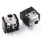 10 шт. PJ306M PJ-306M 3,5 мм гнездовой аудио разъем 5-контактный DIP стерео разъем для наушников с гайкой