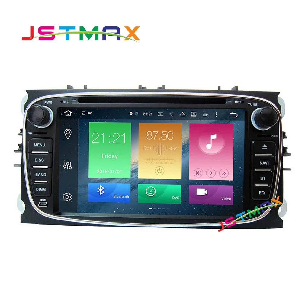 Android 6.0 2 DIN 7 дюймов dvd плеер автомобиля для Ford/Focus/Mondeo/S MAX/ c Max/Galaxy ГБ Оперативная