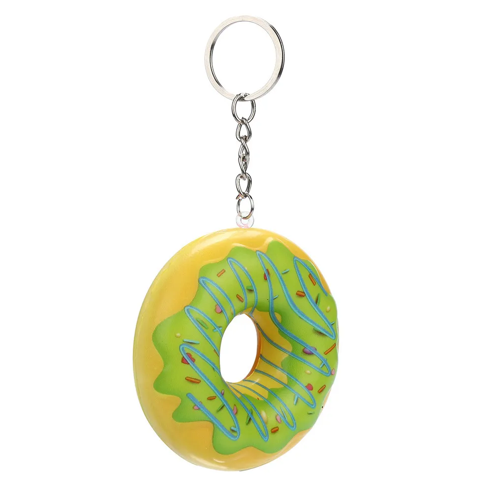 Squeeze мягкий 8 см Squishies пончик медленно поднимающийся крем душистый брелок снятие стресса забавная игрушка в подарок Z0328