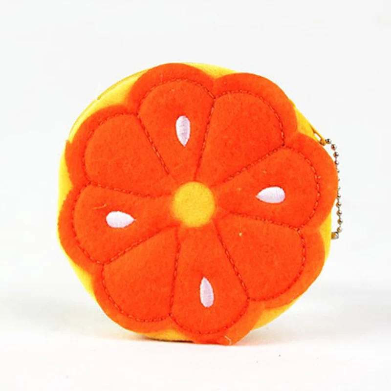 NEW Cute Fruits Plush Coin Purse Children Zip Small Change Wallet Women Pouch Money Bag Girl Mini Short Holder | Багаж и сумки