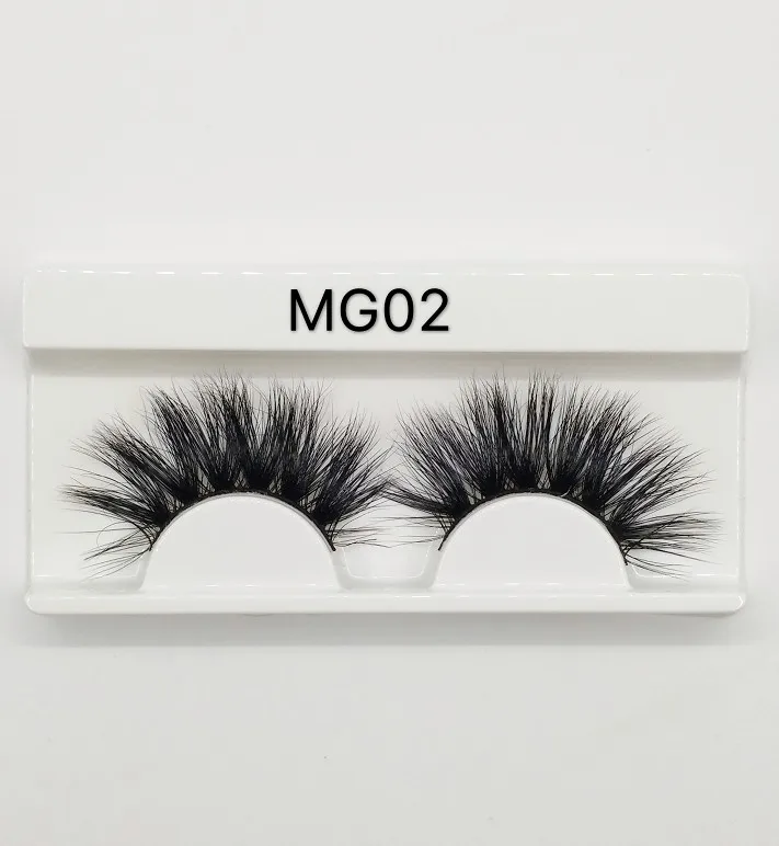 MG02 DEEP EYES 10 пар 10 boxesExtra длинные 25 мм норковые ресницы 3D норковые ресницы ручной работы - Цвет: MG02