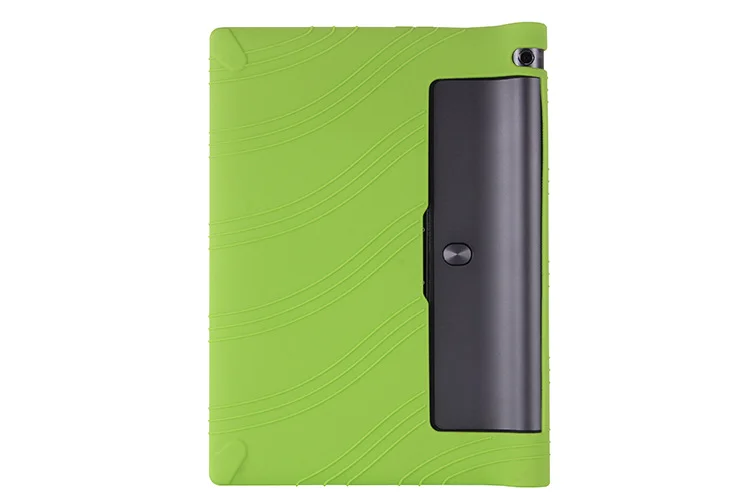 Для lenovo YOGA Tab 3 10X50 YT3-X50L X50M X50L Мягкий силиконовый чехол для lenovo X50 YT3-X50L X50M X50L Крышка планшета+ ручка - Цвет: Зеленый
