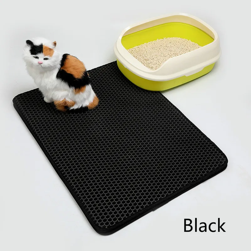 

Pet litter mat pet supplies EVA double layer cat basin cleaning