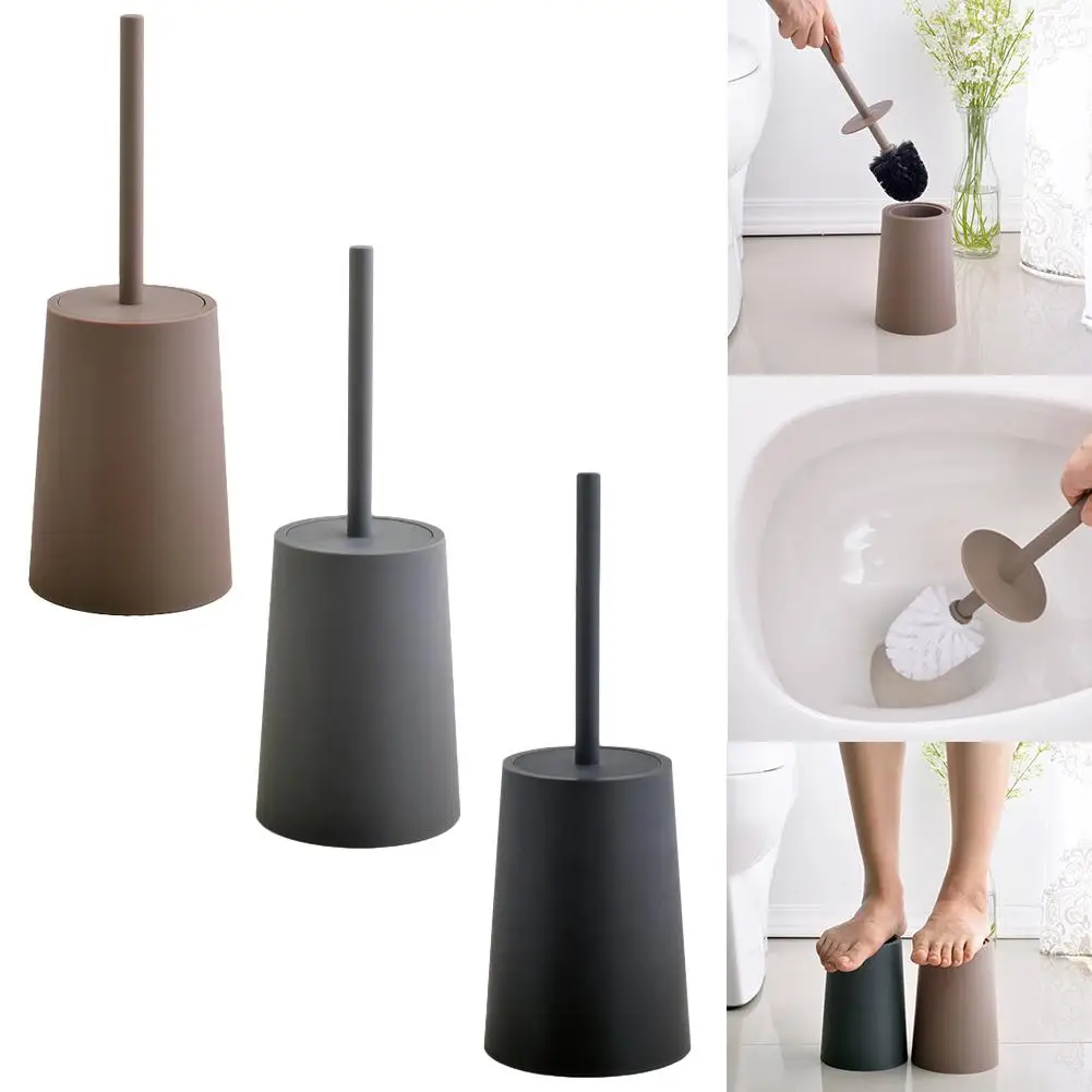 Пластиковая щетка для туалета с длинной ручкой ванной комнаты инструмент чистки