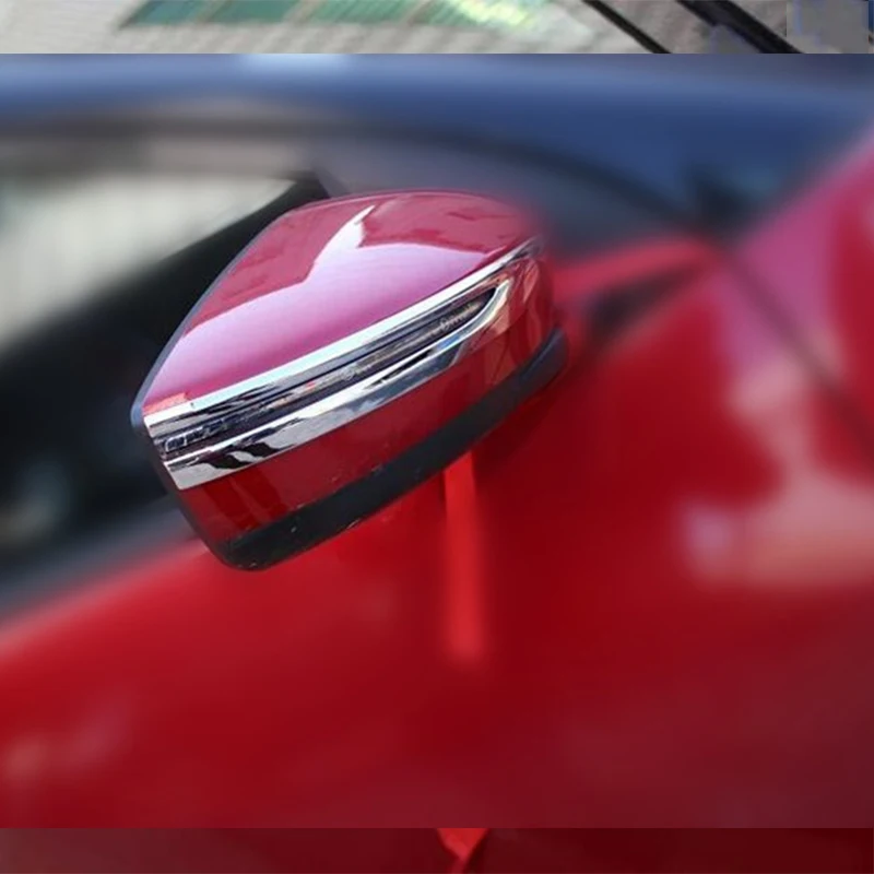 Хромированная накладка на зеркало заднего вида из АБС-пластика для Nissan Leaf 2017 2018