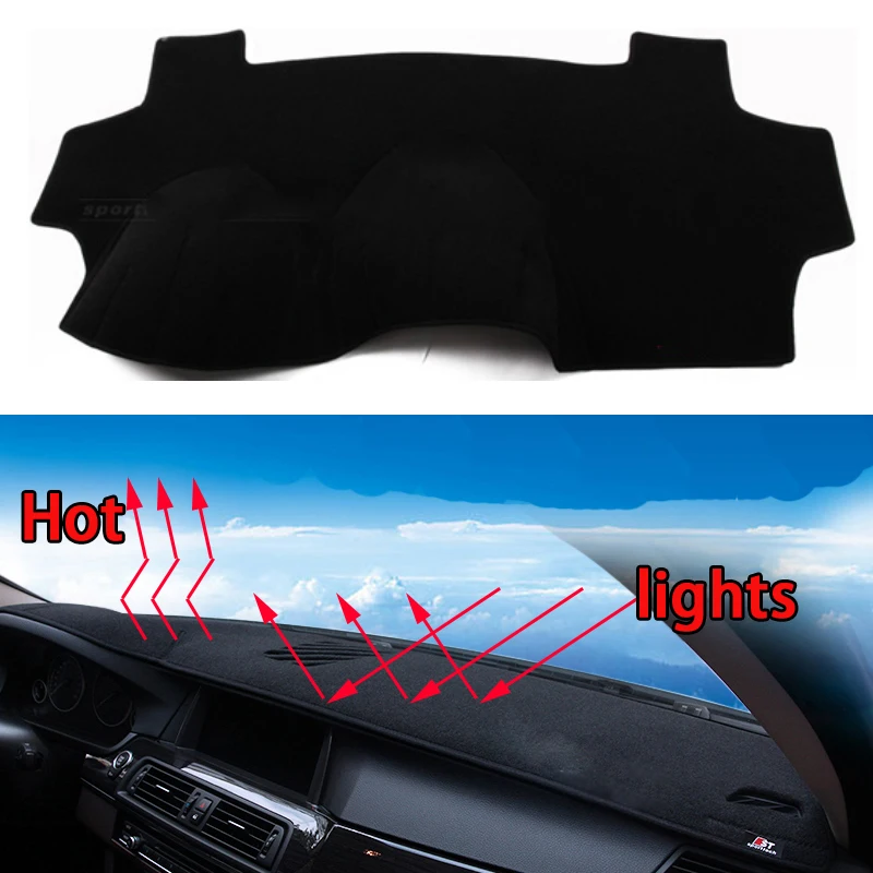 Приборная панель автомобиля Избегайте света pad Инструмент платформа покрытие