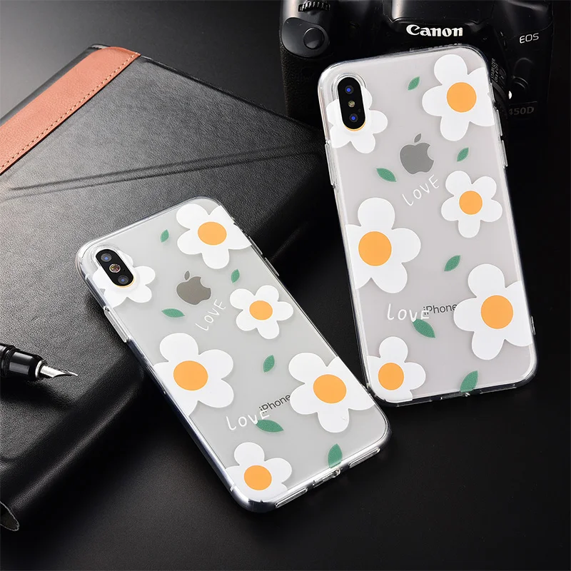 Прозрачный чехол из ТПУ для iPhone X XS Max XR 6/6s 7 8 Plus|Бамперы| |