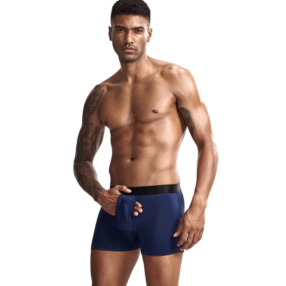 JOCKMAIL модальное Мужское нижнее белье, боксерское нижнее белье, Мошонка, уход за капсулами, молодежное здоровье, Сеульское Выпуклое разделение, боксеры для геев, нижнее белье