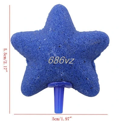 Звезда Форма воздушный камень пузырь аквариума Гидропоника аэратор украшения N27