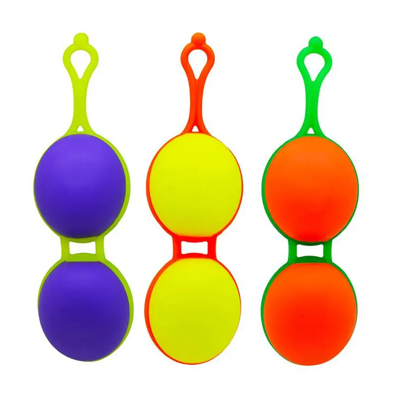 Silicone Detachable Double Soft Pleasure Balls Women Sex Toys Ben Wa Unisex Anal Products |