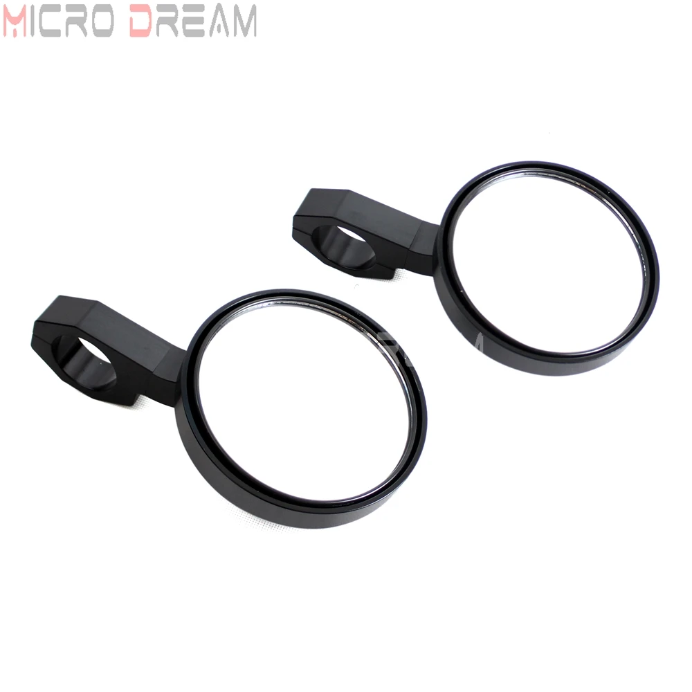 UTV &amp ATV Aluminum Rear Side Mirror 1.75&quot Roll Bar Clamp for Yamaha Rhinos 450 660 700 YXZ1000R 02-14 Polaris RZR Ranger XP 4 |